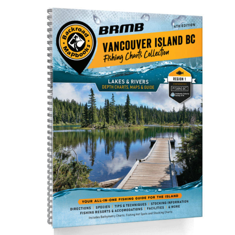Back Roads Map Books Vancouver Island Fishing Edition – Island