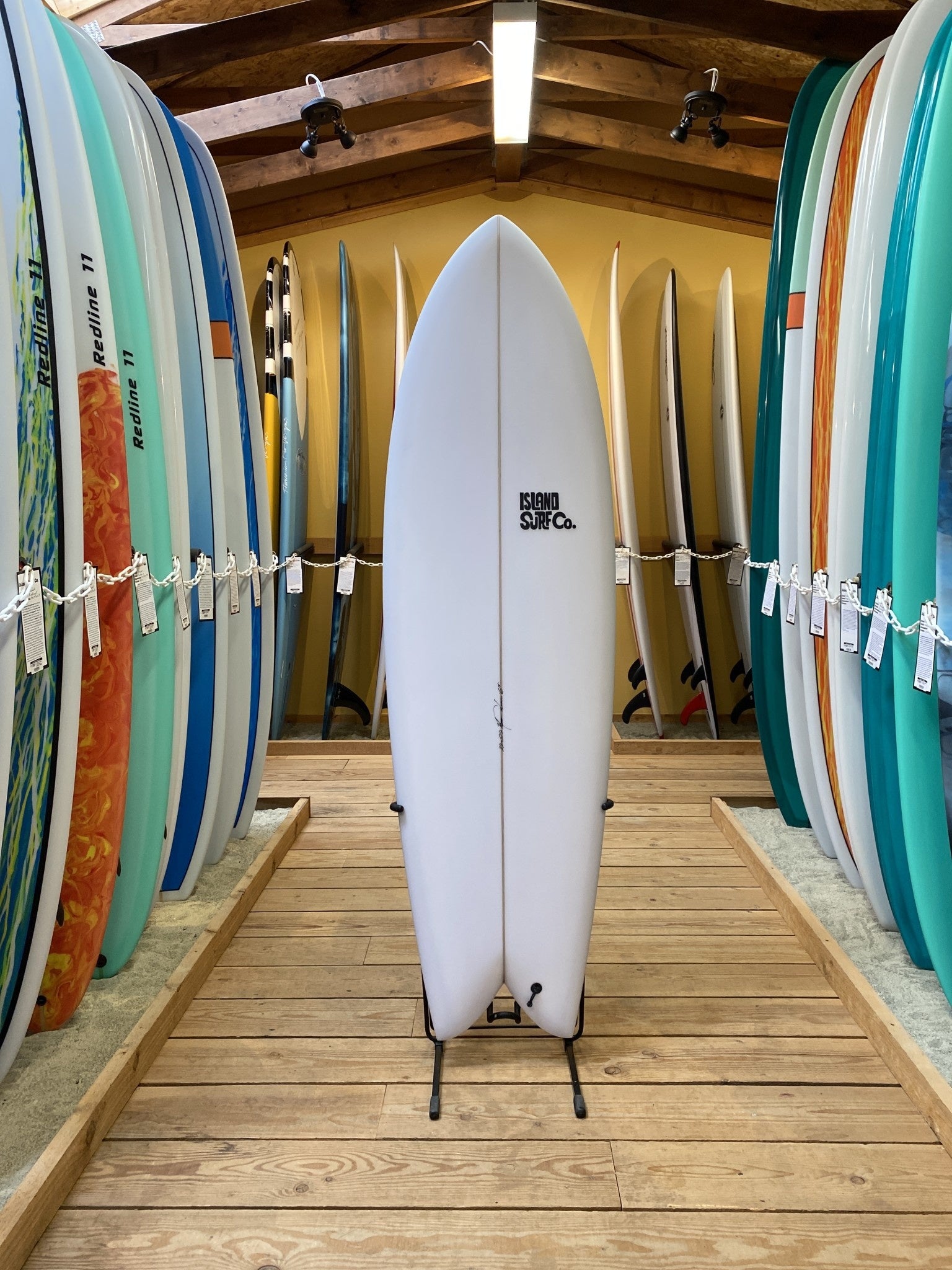 6'4 Island Surf Company Dorado Quad Fish Surfboard